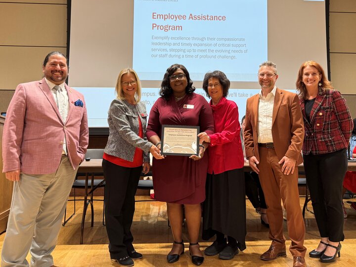 EAP receiving the Presidential Citation Award